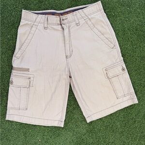 Men's Beige Cargo Shorts